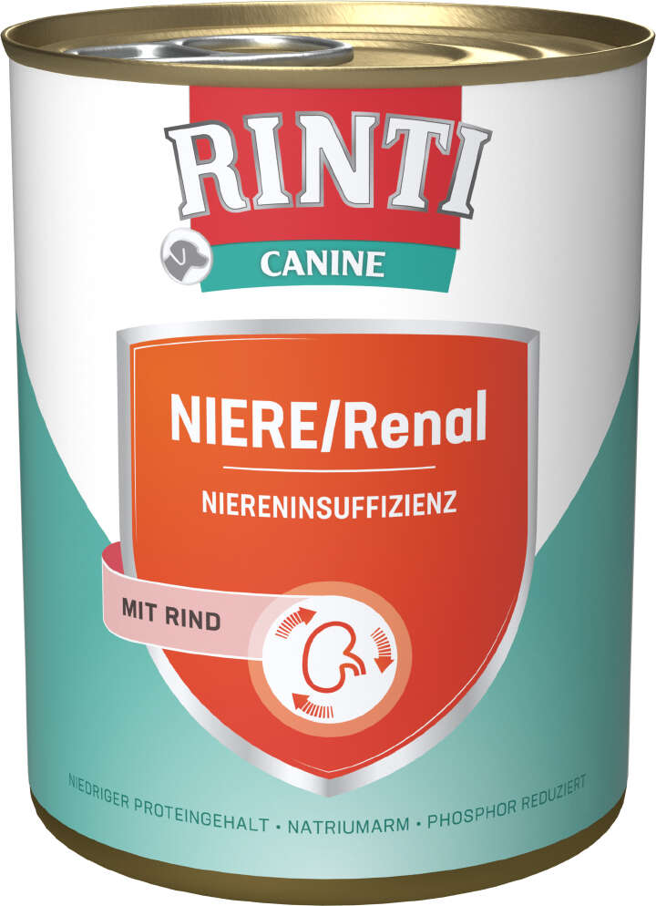 RINTI Hunde-Nassfutter Canine Niere Rind